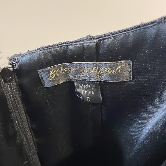 Betsey Johnson Black Sequin and Tulle Cocktail Dress - Picture 5 of 5